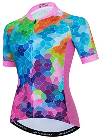 YOUALSO Radtrikot Damen Kurzarm, Fahrradtrikot Frauen S-3xl