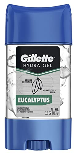 Gillette Hydra Gel Antitranspirante Y Desodorante Eucalipto Para Hombre, 70 ml