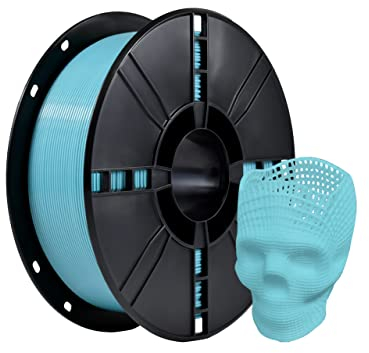 iBOSS PLA+ Cyan-Filament, 3D-Druckermaterial, hartes und hartes Filament, 1,75 mm + / -0,02 mm 1 kg Spule, geeignet für die meisten FDM 3D-Drucker, Cyan