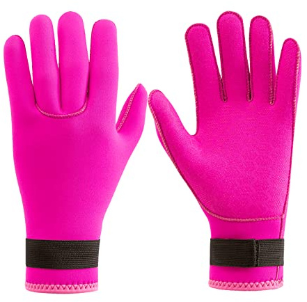 YDQUANI 3mm Wetsuit Gloves Neoprene Diving Gloves Thermal Anti-Slip Scuba Gloves for Men Women Snorkeling Water Skiing Swimming Surfing Fishing