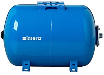 Imera - Vaso de Expansión Horizontal Para Grupo de Presión y Bombas - 10 Bar - Membrana EPDM Intercambiable - Certificado EU (100L)