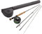 Redington Wrangler Bass-Fliegenfisch-Set, 2,7 m lange Rute, Crosswater Rolle, Fliegenschnur, Vorfach und Tragetasche