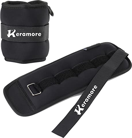 Knöchelgewichte (1 Paar), Handgelenk, Arm, Hand und Beine, gewichtet, für Damen, Herren, Kinder, mit verstellbarem Gurt für Übung, Fitness, Walking, Joggen, Aerobic, Yoga, Physiotherapie – 2,7 kg Paar