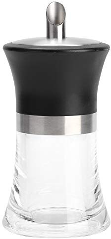 ANKROYU Distributeur de sucre, distributeur de sucrier en acrylique pour la maison, bouteille de sucre avec bec verseur, couvercle, bouteille de shaker à sucre pour appareils de cu