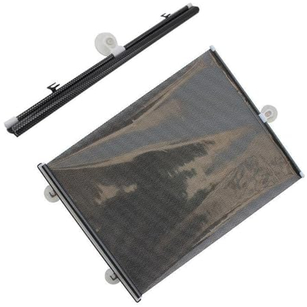 jiajulashou123 Saugnapfes Rollo Sonnenschutz Rollos Rollos für Fenster mit Saugnäpf Verdunklungsrollo ohne Bohren UV-Schutz Temporäre Jalousien Sichtschutz Thermorollo für Auto,Balkon (40x60cm)