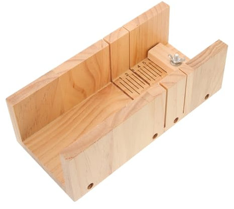 Gogogmee Holz-seifenschneider Mit Doppel-slots Präziser Seifen-cutter Für Handgemachte Seifen Kuchen Und Mehr Robustes Design Für Lange Haltbarkeit Leicht Und Kompakt Für Zuhause Oder