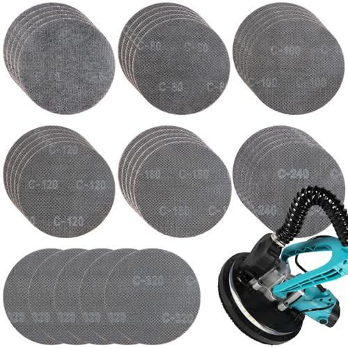 35pcs Ø 225mm dischi abrasivi autoadesivi,grana 60/80/100/120/180/240/320