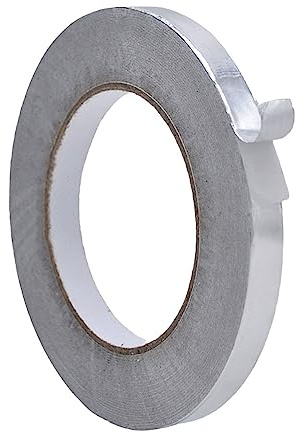 WOD Aluminum Foil Tape - 1/2 inch x 50 yds. Heat Shield Reflective Sealant Tape - Ideal for HVAC, Duct, Pipe, and Metal Insulation and Repair. Low and High Temperature Resistant AFTR28