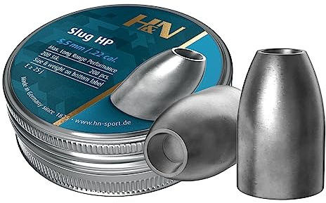 Balines H&N Sport Slug HP Cal. 5'51 mm /.217 - 1'49 g / 23 Grains | Lata roscada de 200 Piezas