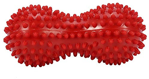 Palla massaggio con arachidi, punti di massaggio convessi con doppia sfera lacrosse, aiuta a ridurre la tensione muscolare e migliorare la flessibilità del corpo (#1)