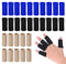 YHOUMEW Finger Compression Sleeves (30Pcs), Breathable Thumb Support Brace Splint Arthritis Sleeve for Finger Joint Pain Relief, Comfortable Finger Protector for Triggger Finger Sports Aid Support