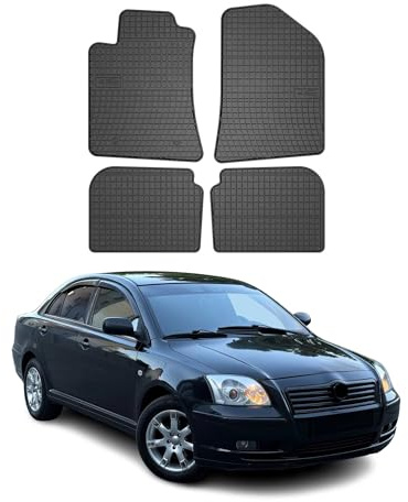 OMAC Fußmatten für Toyota Avensis 2003-2009 Gummi 4tlg Schwarz