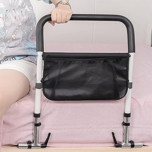MAXCBD Haltegriff zur Verhinderung von Stürzen am Krankenbett, Mobilitätshilfe, Bettgitter for ältere Menschen, die aus dem Bett Fallen, Faltbarer Betthilfsgriff, passend for King Queen Full Twin