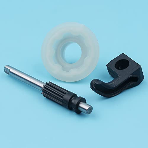For Hus 350 353 359 445 450 345 340 346XP E bomba de aceite de motosierra émbolo eje piñón engranaje helicoidal Olier Pickup Kit 503931801 Herramienta eléctrica para exteriores