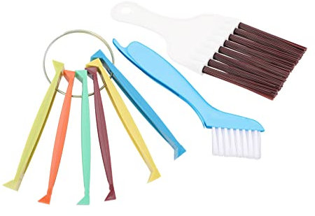 OUNONA 3pcs Air Conditioner Fin Brush Kit Fin Comb Set for Cleaning Condenser Evaporator