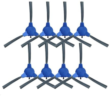 Vacuum Clenaer Replacement Spare Parts Accessories Main Side Brush Hepa Filter Mop Rag Wipe，Compatible For Venga VG RVC 3000 3001 (Color : 8 side Brushes)