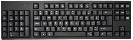 Yunir Clavier pour Gaucher, Clavier Ergonomique Micro USB avec 109 Touches, pavé Numérique Gauche, Plug and Play, Clavier de Bureau pour Concepteur de comptabilité d'entreprise
