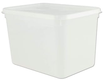 Recipientes de helado de 4 litros con tapas/recipientes de almacenamiento de alimentos con tapas