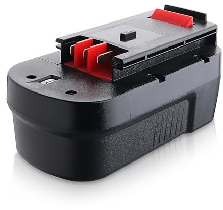 DASNITE 18V 4.8Ah HPB18 Ni-MH Replacement for Black and Decker 18V Battery HPB18 HPB18-OPE Firestorm A18 244760-00 A1718 A18 FSB18 FEB180S FS180BX FS18BX FS18FL
