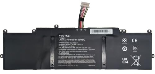 FESTAS ME03XL Batterie Compatible avec HP Stream 11-D 13-C Series | ME03 HSTNN-UB6M HSTNN-LB6O 787521-005 787089-421 787089-541 TPN-Q154 TPN-Q155 TPN-Q156 Ordinateur PC Portable