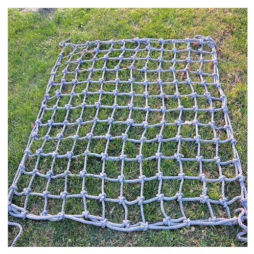 Spielplatznetz, Kletternetz, Sicherheitsnetze, Lastseil, Strickleiter, Schaukelseil, Balkongeländerschutz, Zaundekornetz(Size:1 * 2m(3.3 * 6.6ft))