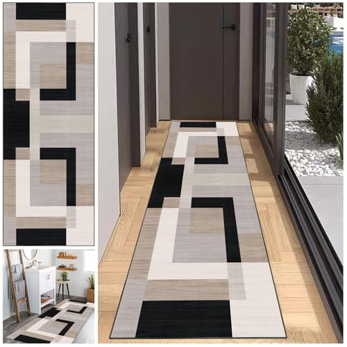 Tappeto Passatoia Per Ingresso Tappeto Lungo per Corridoio Tappeti Runner Cucina Antiscivolo Lavabile Moderno 40 x 60 cm Tappeto Passatoia per Cucina Lavanderie per Cucina, Soggiorno, corridoio