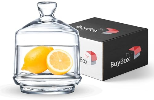 Récipient en Verre Polyvalent pour Avocat, Oignon, Tomate et Citron, Mini Récipients pour Fruits, Beurre et Agrumes pour Réfrigérateur, Poivrière et Salière avec Couvercle (1 pièce)