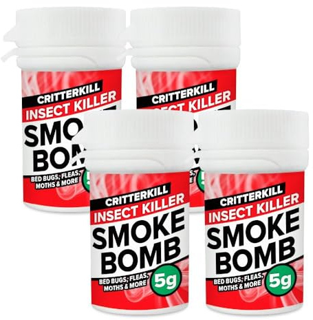 CritterKill 5g Smoke Bomb Fogger For Fleas, Bedbugs, Moths and All Insects | Professional Strength (4)