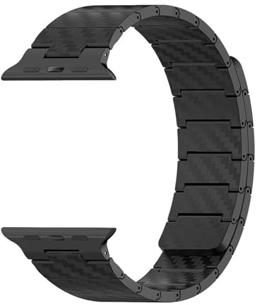 SNHHNSW Magneter Kohlefaser -Magnetarmband Ultra 49mm Band S10 46 mm 45/42/44mm 38/41 mm Herrenarmband für Männer 10 9 8 7 6 5 Se 4 Uhren Armbänder