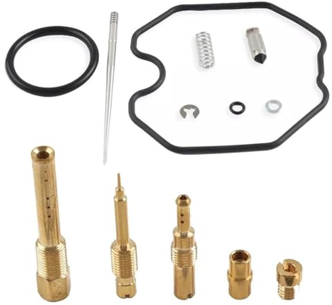 Kit De Réparation Carburateur Moto pour H&Onda AX-1 NX250 1988-1990 Kits De Réparation Carburateur, Joint Pointeau Flotteur De Rechange Carburateur Reconstruction Pièces