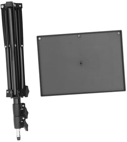 WATIIFUFU Projector Tripod Stand Laptop Shelf Holder Professional Foldable Adjustable Bracket for Home Theater and Business Meeting