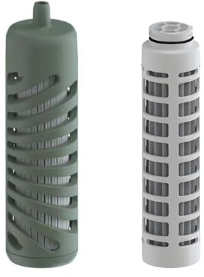 HYDROSOLVE SolarPro - Filtro dell'acqua per esterni, elettrico, portatile e ricaricabile, 0,01 micron - Solare/USB/manovella - Power Bank - per campeggio, escursionismo, emergenza e sopravvivenza
