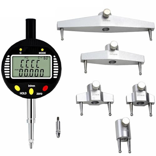 ERSINIAN Electronic Radius Indicator Tool, High Accuracy Radius Measurement Tool, High Accuracy Digital Radius Gauge for Mechanical Parts Wooden Molds, Measuring Radius