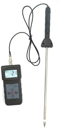Misuratore di umidità, Misuratore di umidità del terreno digitale PMS710 Analizzatore ad alta precisione Test for calcestruzzo Cemento Sabbia fiume Igrometro per Giardino, Fattoria