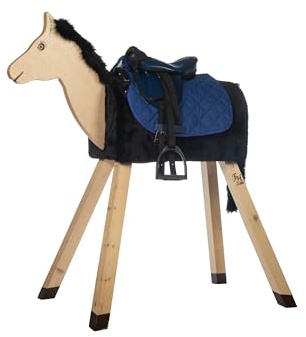 HKM Set sella per principianti, per pony, Blau