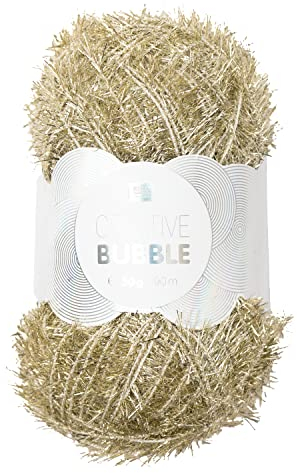 Spülschwammgarn Creative Bubble Metallic Gold