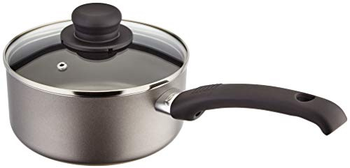 Judge Everyday 18 cm Antihaft-Kochtopf, 1,8 l, mit belüftetem Glasdeckel und kühlbleibendem Griff, Aluminium, spülmaschinenfest, nicht für Induktionsherde geeignet, kompatibel mit allen anderen