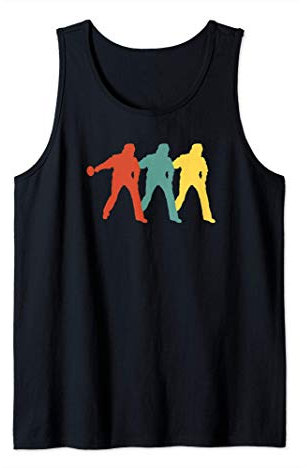 Stockschütze Geschenk Stockschießen Vintage Eisstockschießen Tank Top
