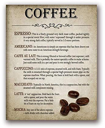 Ling88 Wall Art,Wall Decor,Canvas Painting Home Modern Picture Print Coffee Making Retro Poster Percolator Nordic Style Wall Art Kitchen Restaurant Decor-50X70Cm