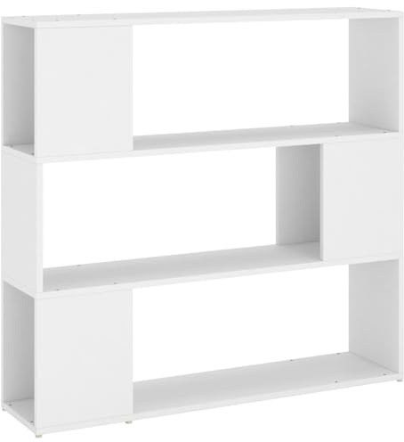vidaXL Estantería de Libros/Divisor de Espacios Blanco 100x24x94 cm