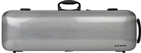 GEWA Violinkoffer Idea 2.0 silber Carbon, mit zusätzlichem Seitengriff, Made in Germany