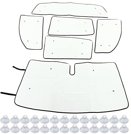 6 pièces pare-brise pare-soleil pliable réflecteur rayons pare-soleil voiture pleine fenêtre arrière automatique pare-soleil pare-soleil garde véhicule frais pare soleil voiture pare soleil pare brise
