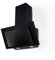 Cappa aspirante 60 cm cappa da parete senza testa in vetro nero LED MS