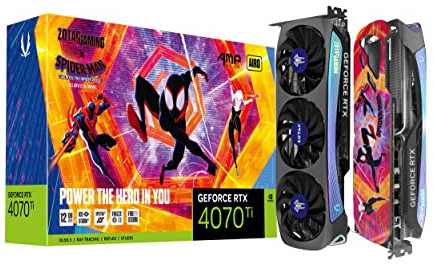 Zotac GAMING GeForce RTX 4070 Ti AMP AIRO SPIDER-MAN™: Across the Spider-Verse Bundle