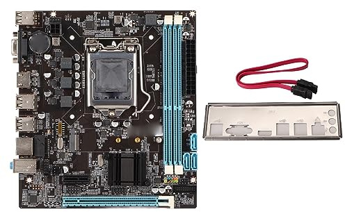 LGA 1155 Motherboard, H61 ITX Computer Motherboard für Desktop, 2 X DDR3, 6xUSB2.0, 3xSATA2.0, PCIe 16X, VGA, HDMI, NVME M.2, 100M NIC