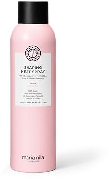 Maria Nila, Shaping Heat Spray 250 ml, Tenuta 2/5, Protegge i capelli quando si usano strumenti riscaldanti e fornisce tenuta, 100% Vegan e senza Solfati/Parabeni