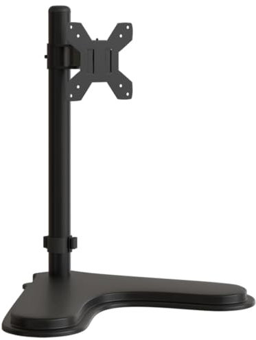 vidaXL Skärmfäste för 4 skärmar svart stål VESA 75/100 mm