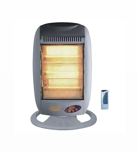 STUFA ELETTRICA ALOGENA OSCILLANTE 400-800-1200W VINCO - 70201
