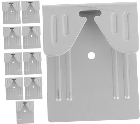LIFKICH Heavy Duty Picture Frame Hangers Mirror Hooks Metal Fasteners for Wall Mounting 10 Pack Sturdy Frame Hanging Hardware 3.54X2.95X0.78In