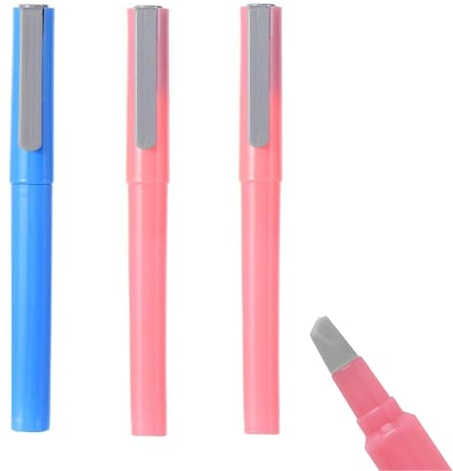 3PCS 5D DIY Diamond Painting Parchment Paper Cutter Ceramic Blade Blue＆Pink to Cut The Cover Perfectly Painting with Diamonds Tools Accessories